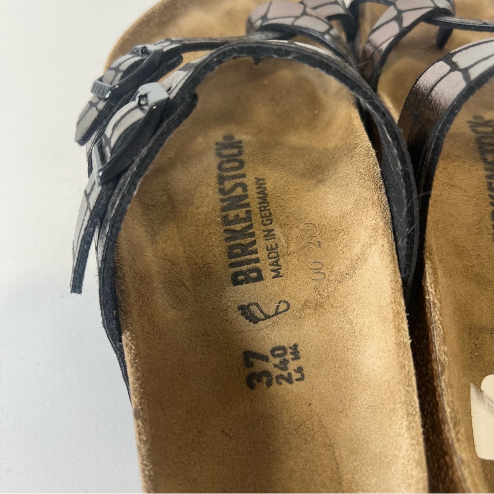 Birkenstock Mayari Croc‑Print Double Strap Sandal Slip-On EU 37 / US 6 - Picture 10 of 12